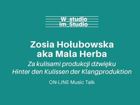 W Studio:_ Zosia Hołubowska aka Mala Herba