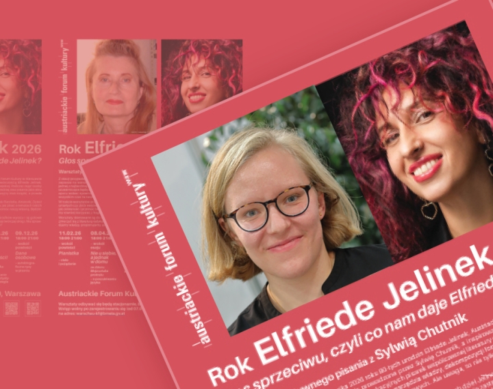 Sylwia Chutnik & Raphaela Edelbauer:
Dialogi z Elfriede Jelinek